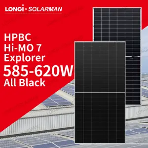 LONGi Hi-MO 7 Explorer LR7-72HGD 585-620M Panneau solaire à haut rendement avec technologie demi-cellule 585W 590W 575W 595W 600W +