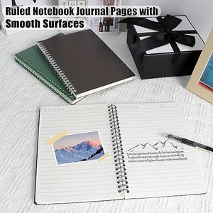 Carnet papier à reliure <span class=keywords><strong>spirale</strong></span> pour étudiants avec couverture rigide pour la prise de notes et l'organisation - Product Image 6