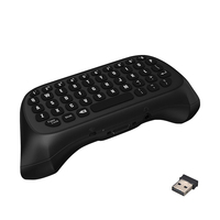 Teclado Inalámbrico con Receptor USB y Conector para Auriculares Compatible con el Control de Xbox One