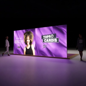 Support d'affichage publicitaire pour salon professionnel, festival, avec cadre lumineux SEG personnalisé de 10 x 8 pieds, toile tendue rétroéclairée - Product Image 2
