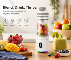 High Capacity Portable Blender 700ML Personal Juicer Bottle with Drinking Spout for Cold Press Juice Blend Anytime Anywhere - Product Image 4