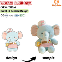 Jouets en peluche personnalisés MaiYouTu avec rembourrage en coton PP, unisexe, pour fêtes, OEM/ODM, taille 18 cm, faible quantité minimale de commande