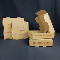 Scatola per Pizza in Cartone Ondulato da 2mm SP3206 di Alta Qualità, Personalizzabile con Logo Progettato in Fabbrica, Multi-misura per Imballaggio Alimentare