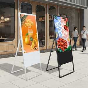 Pantalla Publicitaria Vertical Móvil HBYLCD HD para Comercios, Supermercados de Leche, Pantalla Táctil Infrarroja, Kiosco de Mensajes - Product Image 1