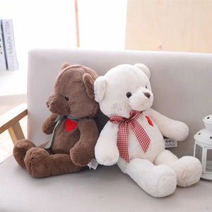 <span class=keywords><strong>Orsetti</strong></span> di Peluche Personalizzati all'Ingrosso <span class=keywords><strong>con</strong></span> <span class=keywords><strong>Cuore</strong></span> Rosso, Giocattoli Antistress per Innamorati, Imbottitura in Cotone PP - Product Image 3