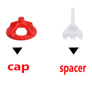 ZEBRA TOOLS Spin Doctor Modern Plastic Tile Accessories Lippage Control <strong>Leveling</strong> System Breakaway Threaded Spacer <strong>Posts</strong> <strong>Leveling</strong> - Product Image 2