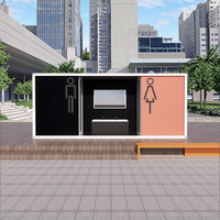 Salle de bain extérieure préfabriquée, toilettes portables de parc, petite salle de douche de camping, WC personnalisé, écologique, durable, certifié CE