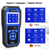 Lecteur de code KONNWEI KW450 pour VW Audi Skoda Seat VAG avec réinitialisation d'huile EPB DPF ABS Transmission Suspension TPS