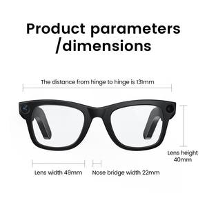 New Arrivals 2025 Ai Smart <b>Camera</b> Glasses with Chat Gpt, Ar Smart Glass Film Ai Smart Glasses with 800W Pixel <b>Camera</b> - Product Image 6