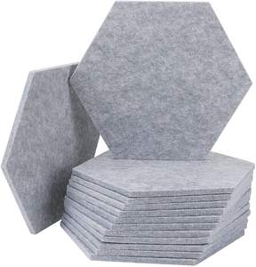<span class=keywords><strong>Panel</strong></span> acústico hexagonal de diferentes formas, decoración de <span class=keywords><strong>pared</strong></span> de oficina, fibra de poliéster, <span class=keywords><strong>antiruido</strong></span> - Product Image 2