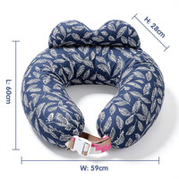 Coussin d'allaitement gonflable réglable en TPU pour bébé, nouveau-né 0-12 mois, en forme de U, pour la grossesse et l'allaitement