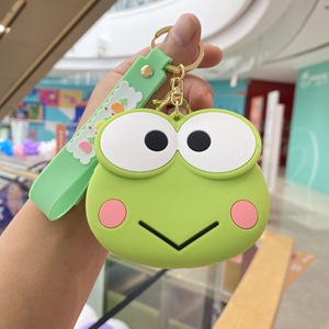 Nuevo Llavero Monedero de Silicona con Diseño de Gato de Dibujos Animados, <span class=keywords><strong>Mini</strong></span> Bolsa para Dinero, Auriculares, Llavero de Animales Kawaii Capibara - Product Image 5