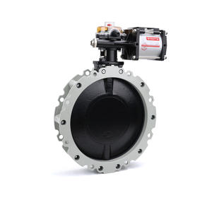 Eastbound DN300 Pneumatic <b>Dust</b> Butterfly Valve Mill Cast Iron Plate for Cement Mixing Plant Flange Design for <b>Powder</b> Cement - Product Image 1