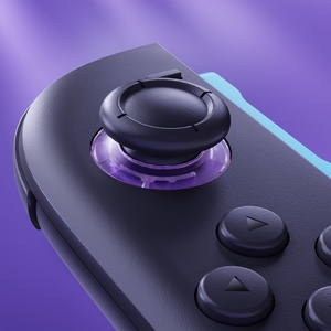 EXtremeRate Clear Atomic Purple Replacement 3D <b>Joystick</b> for Nintendo <b>Switch</b> 2 Joycon - Product Image 4