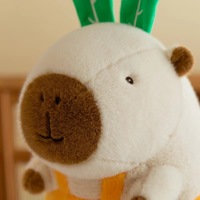 En gros, Poupée en peluche créative super douce Capybara Carotte avec rembourrage en coton PP, Jouet de décoration pour la maison