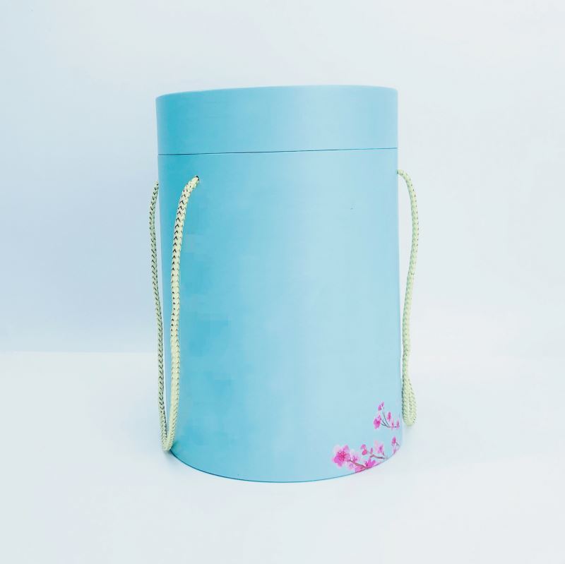 Custom paper box for gift packing Cardboard Cylindrical Colors round paper box for foods bottles jars gift products