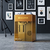 Machine de marquage laser double 2-en-1 SCULPFUN G9, petite machine de gravure laser à fibre portable pour métaux et non-métaux