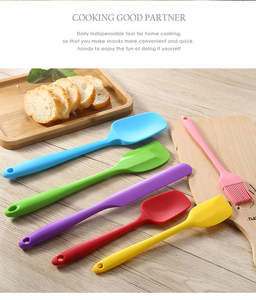 थोक सबसे अच्छा सिलिकॉन रंग पेस्ट्री सिलिकॉन पाक सेट 6pcs spatulas सेट - Product Image 4