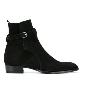 Bottes Chelsea vintage pour hommes Bottes en cuir de vachette respirantes et confortables de qualité supérieure Chaussures décontractées - Product Image 3