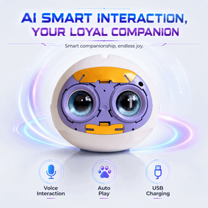 Animal <span class=keywords><strong>de</strong></span> compagnie numérique <span class=keywords><strong>de</strong></span> bureau IA sphérique CE CPC GPT Voice Cyberpunk USB-C Vente en gros B2B - Product Image 1