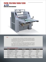 A0-A3 électrique Machine à plastifier thermique manuel pour annonces affiches Flyers feuilles cartes chaud BOPP feuille plastifieuse état utilisé