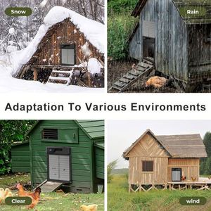 Bán buôn ai thông minh năng lượng mặt trời Powered Mạng Máy ảnh hai chiều âm thanh tầm nhìn ban đêm 1080P Độ phân giải CMOS cảm biến gà Coop cửa bộ nhớ - Product Image 3