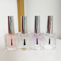 Vernis à ongles 15 ml à séchage rapide, à base d'huile, végétalien, marque privée, base coat et top coat, pour ongles normaux