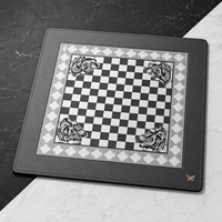 Tapis de mahjong pliable imperméable en PU 31,5 pouces, housse de table de luxe pour jeux de divertissement à domicile