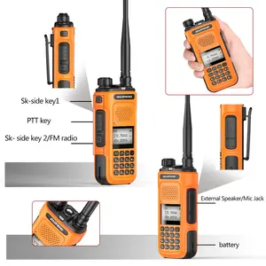 ¡Venta al por mayor! Radio de dos vías portátil de largo alcance de doble banda de 8W, radio de radioaficionado de gran venta en 2025 - Product Image 2