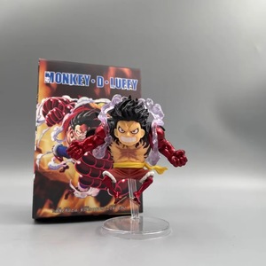 10cm 5 pièces/ensemble GK <span class=keywords><strong>WCF</strong></span> Gear quatrième 4 singe D <span class=keywords><strong>Luffy</strong></span> PVC Anime Figure Q Version modèle dessin animé jouet - Product Image 6