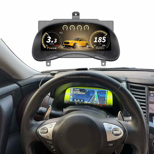 ชุดหน้าปัดดิจิตอลขนาด 12.3 นิ้ว พร้อมมาตรวัดระยะทางแบบ Multi-UI สำหรับ Infiniti FX35 FX37 FX45 FX50 ปี 2009-2013 ชุดอัพเกรดแบบ Retrofit - Product Image 1