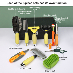 Fábrica Atacado Personalizado Portátil Multifuncional 11 em 1 Pet Limpeza <span class=keywords><strong>Grooming</strong></span> Produtos Cat <span class=keywords><strong>Dog</strong></span> <span class=keywords><strong>Grooming</strong></span> Kit - Product Image 2