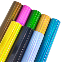 Tissu en similicuir effet miroir laser 0,7 mm, brillant iridescent, cuir synthétique PU pour la fabrication de sacs, de chaussures et d'artisanat DIY