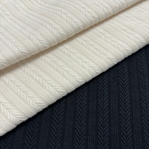 Vải dệt kim Jacquard Telas Textiles 97% Polyester 3% Spandex, bán buôn vải may mặc - Product Image 2