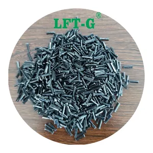 Xiamen LFT-G Laag Kromtrekken Polyamide 6 Nylon Gevuld Lange Koolstofvezel 20%-60% Polymeren Pellets Zwart Voor Lichtgewicht Auto-Onderdelen