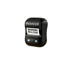 Imprimante thermique portable de codes-barres 58 mm, compacte 2 pouces, pour reçus et autocollants, compatible mobile POS iOS ESC, pour stock noir et blanc