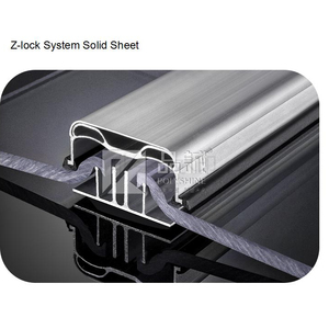 Système Z-lock 100% étanche, plaque solide en PC - Product Image 1