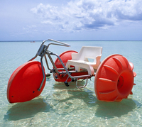 Tricycle aquatique à 3 grandes roues en plastique pour enfants et adultes, bateau à pédales, tricycle aquatique à vendre, Aqua Cycle, tricycles aquatiques