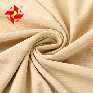 Venta caliente 4 Way Stretch 90 Poliéster 10 Spandex 200gsm Trama de punto Dry Fit Jacquard Tela para mujer Moda <span class=keywords><strong>Uniqlo</strong></span> Camiseta - Product Image 4