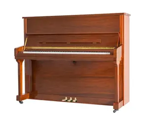 木製ピアノクルミ研磨アコースティックアップライトピアノ
