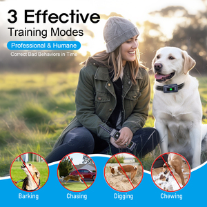2025, venta al por mayor de fábrica, <span class=keywords><strong>Popular</strong></span> Turbo Boost, bloqueo de teclado, <span class=keywords><strong>Collar</strong></span> de entrenamiento remoto para perros, IP67, rango de Control de 4265 pies, sostenible - Product Image 2