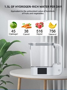 เครื่องผลิตน้ำไฮโดรเจนความจุขนาดใหญ่ SPE PEM 9000mAh 2L แบตเตอรี่กาต้มน้ำไฮโดรเจน - Product Image 4