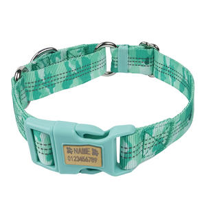 <span class=keywords><strong>2025</strong></span> Neue Innovationen Reflektieren des graviertes explosions geschütztes Anti-Lost-Halsband für Haustiere mit verstellbarem großem Hunde halsband Hunde halsband - Product Image 4