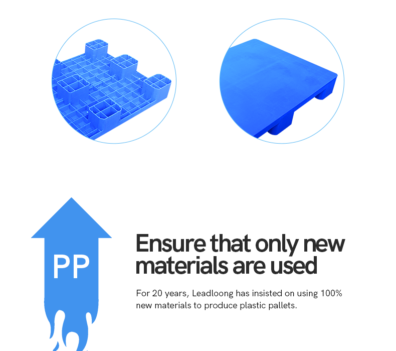 1000*1000*140 мм Твердый плоский закрытый палубный пластиковый поддон из натурального полиэтилена повышенной плотности для напитков и пищевой промышленности