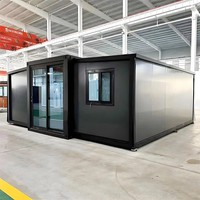 Garaje de coche plegable portátil 40 pies Contenedor expandible Casa Estructura de acero Edificios