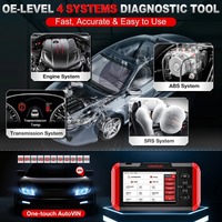 Herramienta de diagnóstico de coche KINGBOLEN S500 original ABS SRS ECM TCM 4 reinicio Freno de aceite SAS ETS reinicio todos los escáneres OBD2 LAUNCH CRP123E