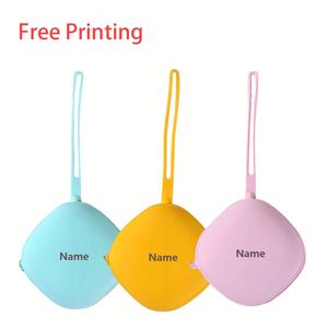 Cartoon Cross-Border Silicone Coin Purse Cute <b>Mini</b> Canvas <b>Pouch</b> and Earphone Bag Portable Student Coin Storage Small Wallet - Product Image 1