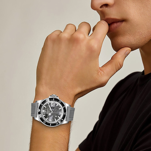 Montre de plongée de luxe pour homme, mouvement automatique japonais NH35, acier inoxydable 316L, vente en gros - Product Image 5