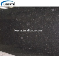 Dessus de cuisine en granit, pierres naturelles de chine, comptoir, salle de bains, galaxie, noir