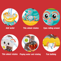 Ensemble de jouets aquatiques pour baignoire bébé MILI, équipement de salle de bain pour enfants, piste aquatique, jouets interactifs pour l'été, jeux aquatiques parent-enfant